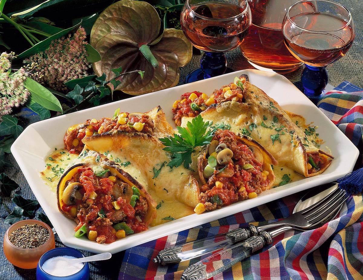 Überbackene Hack-Pfannkuchen Rezept