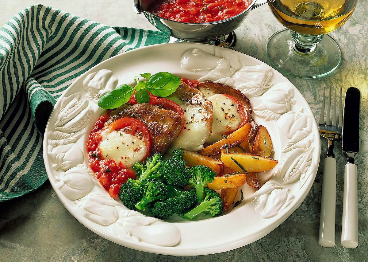 Überbackene Kalbsschnitzel Rezept