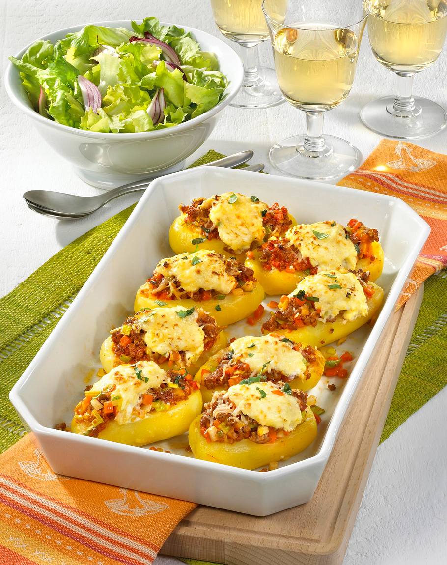 Überbackene Kartoffeln Rezept