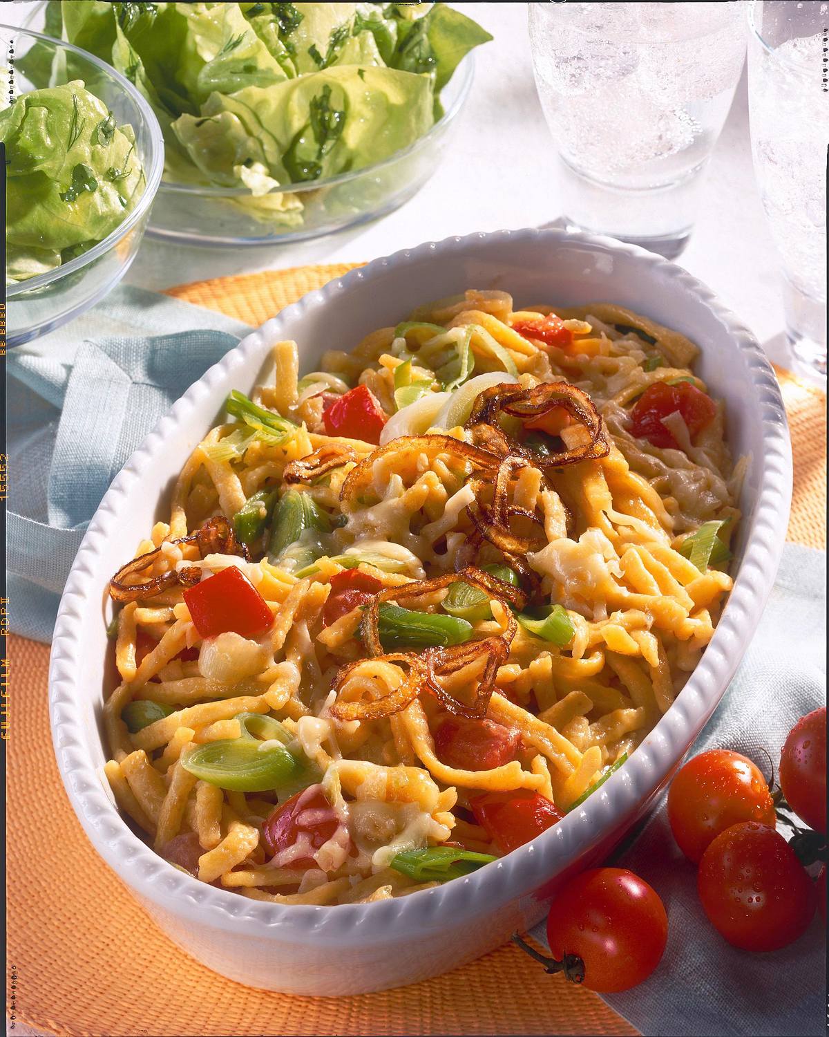 Überbackene Käsespätzle Rezept