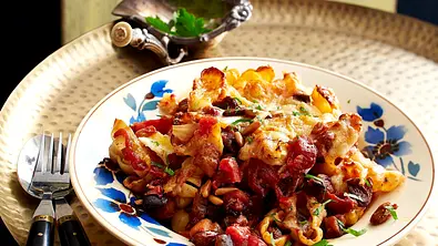 Überbackene Nudeln mit Auberginensoße Rezept - Foto: LECKER @ Bauer Media Group