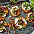 Überbackene Süßkartoffelscheiben zu Salat Rezept - Foto: House of Food / Bauer Food Experts KG