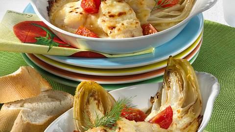 Überbackener Chicoree mit Fisch Rezept - Foto: House of Food / Bauer Food Experts KG