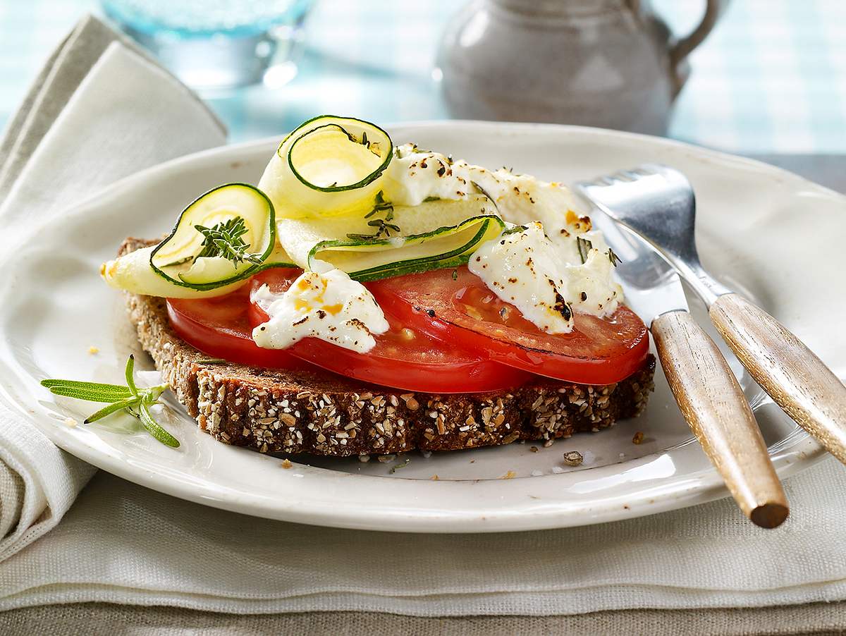 Überbackenes Gemüsebrot Rezept