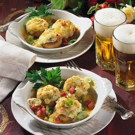 Überbackene Champignons Rezept Überbackene Champignons Rezept