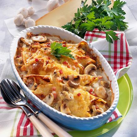 Überbackene Käse-Crêpes Rezept Überbackene Käse-Crêpes Rezept