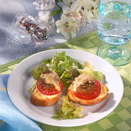 Überbackene Mini-Frikadellen Rezept Überbackene Mini-Frikadellen Rezept
