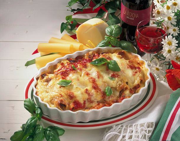 Überbackene Nudelrollen Rezept Überbackene Nudelrollen Rezept
