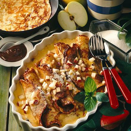 Überbackene Pfannkuchen Rezept Überbackene Pfannkuchen Rezept
