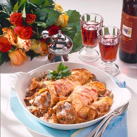 Überbackene Pfifferlings-Crêpes Rezept