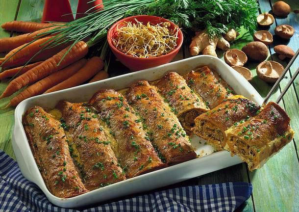 Überbackene Teigröllchen Rezept