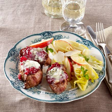 Überbackene Wildschweinmedaillons Rezept