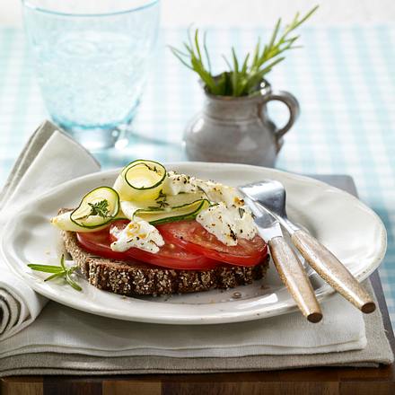 Überbackenes Gemüsebrot Rezept