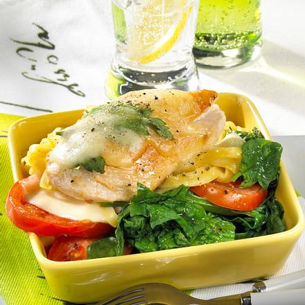 Überbackenes Hähnchenschnitzel (Diabetiker) Rezept