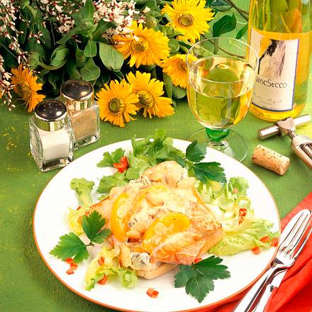 Überbackenes Putenschnitzel Rezept Überbackenes Putenschnitzel Rezept