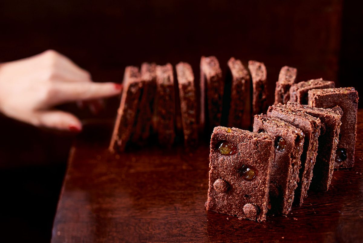 Umwerfende Domino-Linzer Rezept