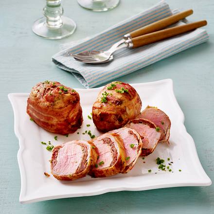 Umwickelte Schweinemedaillons Rezept Umwickelte Schweinemedaillons Rezept