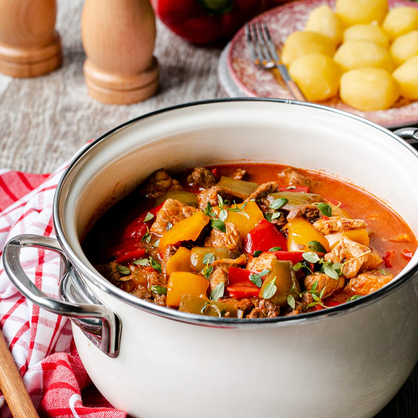 Ungarisches Paprika-Gulasch