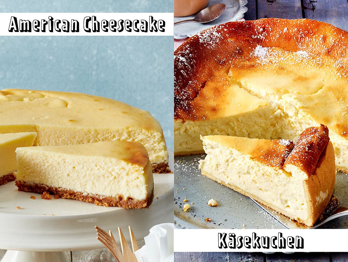 Unterschiede zwischen Käsekuchen und Cheesecake