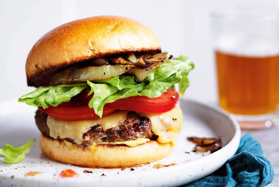 Uptempo-Cheeseburger Rezept