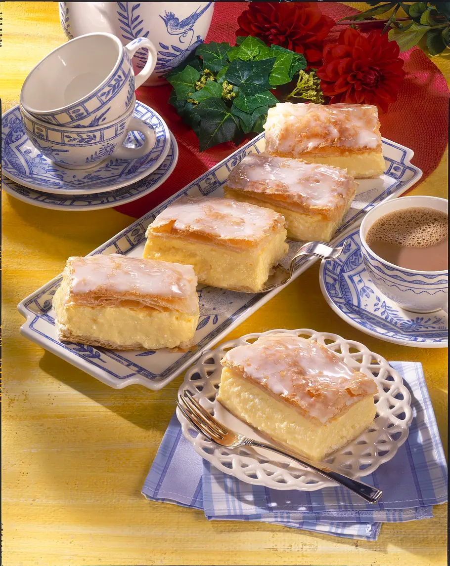 Vanille-Creme-Schnitten Rezept