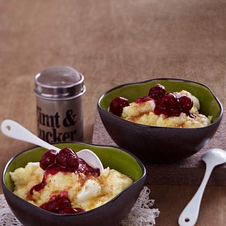 Vanille-Grießbrei mit Rumkirschen Rezept Vanille-Grießbrei mit Rumkirschen Rezept