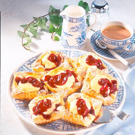 Vanille-Kirsch-Kopenhagener Rezept