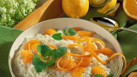 Vanille-Milchreis mit Mandarinen Rezept - Foto: House of Food / Bauer Food Experts KG