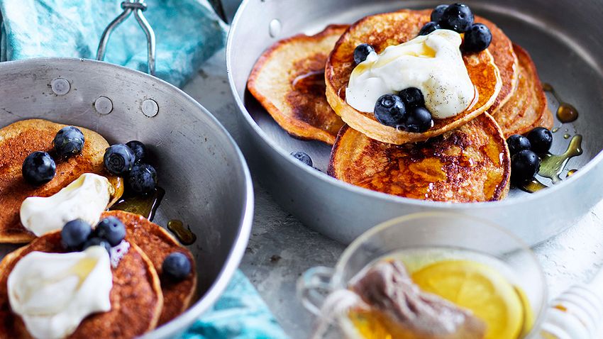 Vanille-Pancakes ohne Mehl Rezept - Foto: House of Food / Bauer Food Experts KG