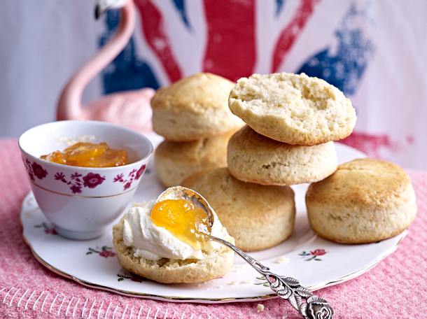 Vanille-Scones mit Orangen-Kumquat-Marmelade Rezept