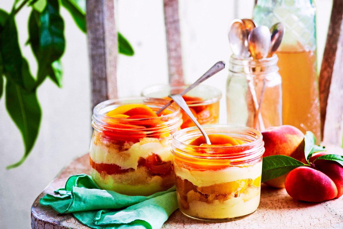 Vanille-Trifle „Peach Perfect“ Rezept