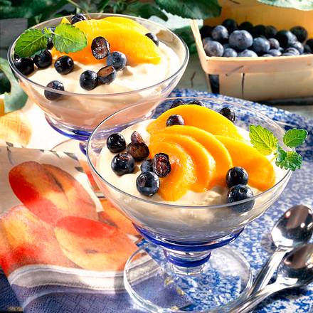 Vanilledessert mit Hüttenkäse Rezept Vanilledessert mit Hüttenkäse Rezept