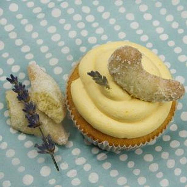 Vanillekipferl-Cupcakes Rezept Vanillekipferl-Cupcakes Rezept