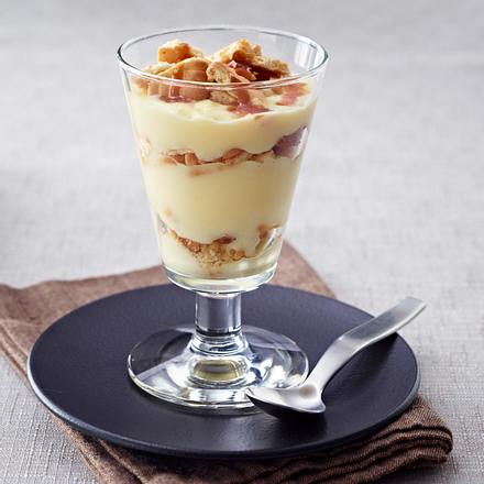 Vanillepudding mit Butterkeksen Rezept Vanillepudding mit Butterkeksen Rezept