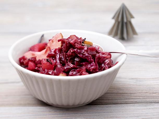 Vanillerotkohl mit Birnen Rezept