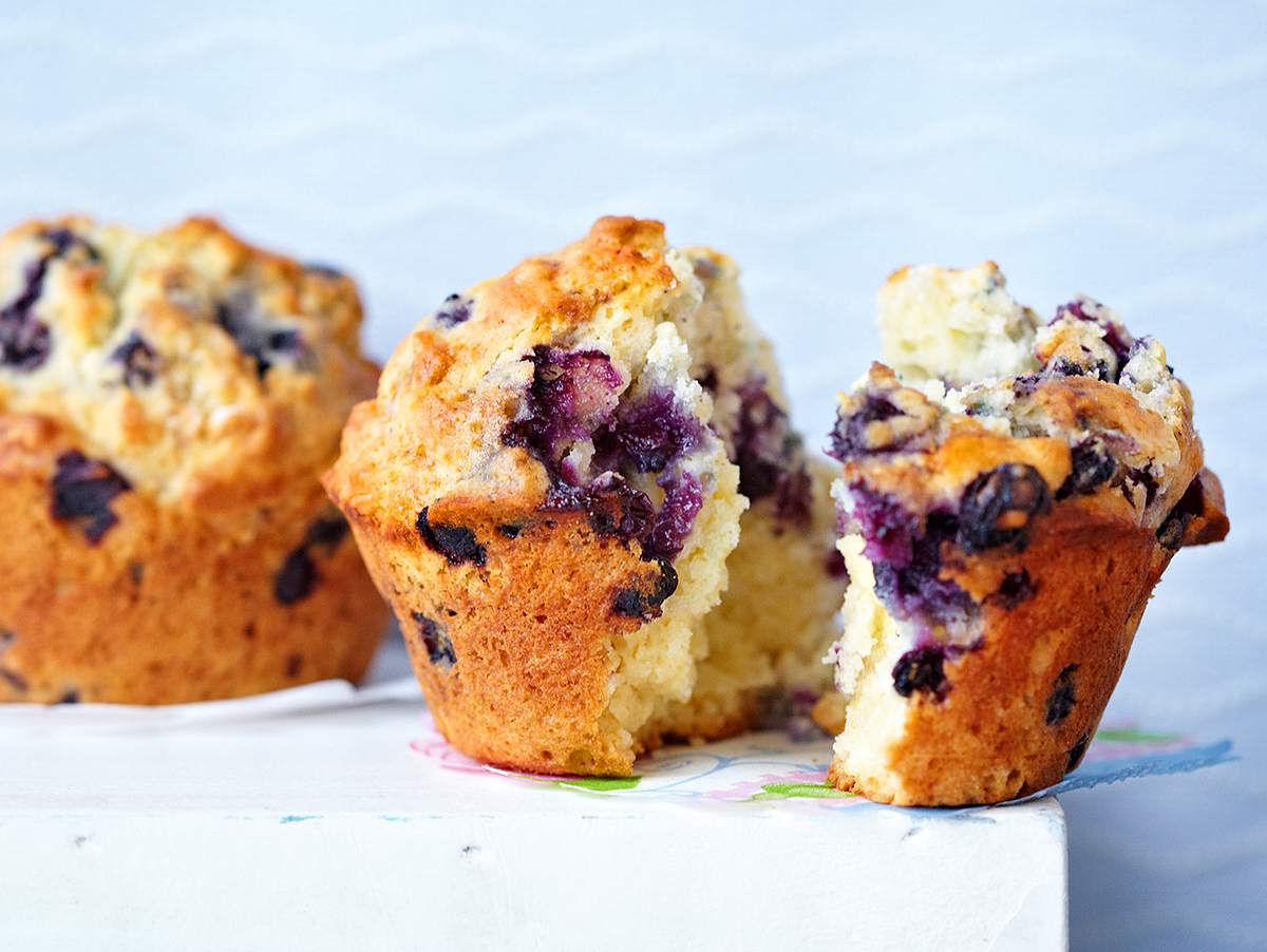 Vegane Blaubeermuffins Rezept