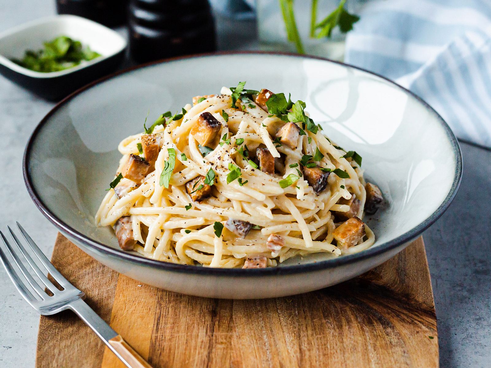 Vegane Carbonara Rezept LECKER