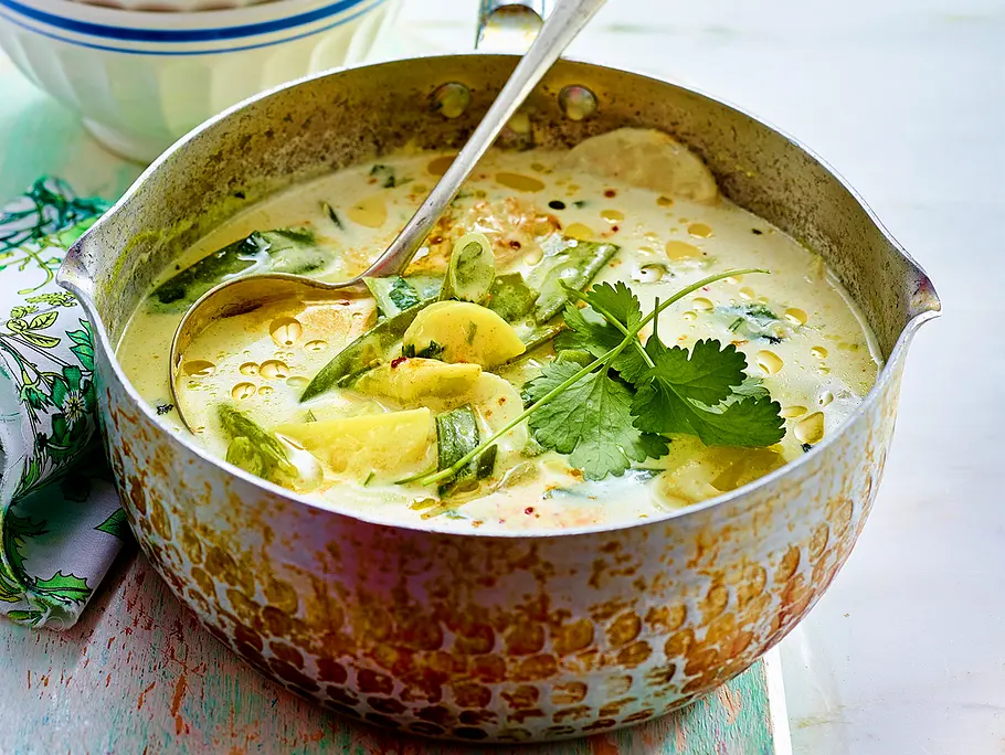 Veganes Mairübchen-Curry