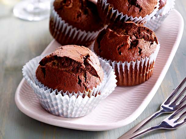 Vegane Schokomuffins Rezept | LECKER