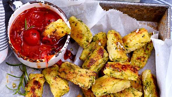 Vegane Snacks und Fingerfood: Zucchini-Tater-Tots - Foto: House of Food / Bauer Food Experts KG