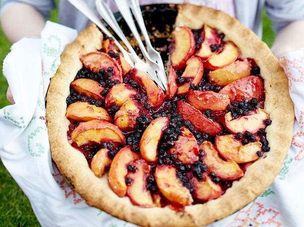 Vegane Sommer-Tarte Rezept Vegane Sommer-Tarte Rezept