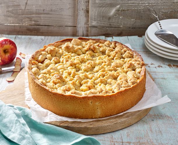Veganer Apfelkuchen mit Zimtstreuseln Rezept Veganer Apfelkuchen mit Zimtstreuseln Rezept