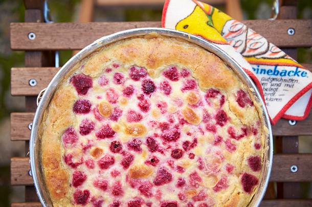 Veganer Himbeer Käsekuchen Rezept