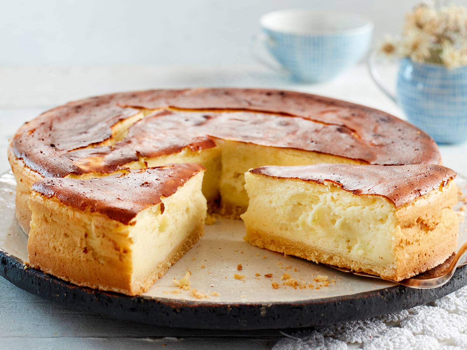 Veganer Käsekuchen Rezept | LECKER