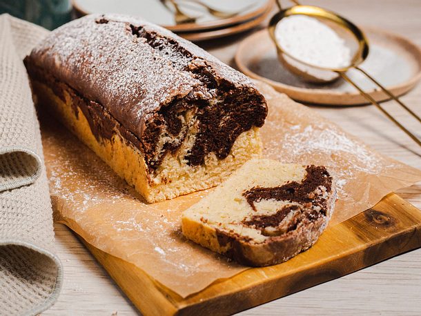 Wunderschne Veganer Marmorkuchen Rezept Bildernull