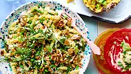 Veganer Nudelsalat mit Erbsen Rezept - Foto: LECKER @ Bauer Media Group