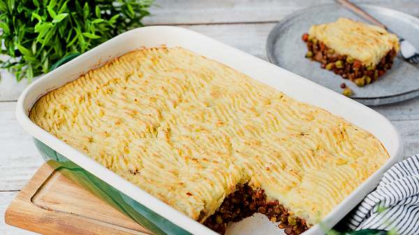 Vegane Aufläufe: Shepherds Pie - Foto: Show Heroes