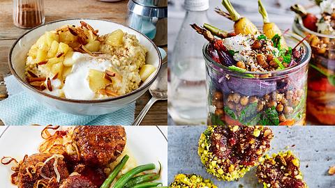 Veganer Wochenplan - Foto: House of Food / Bauer Food Experts KG (Collage)