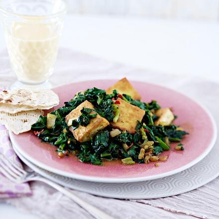 Veganes Palak paneer Rezept