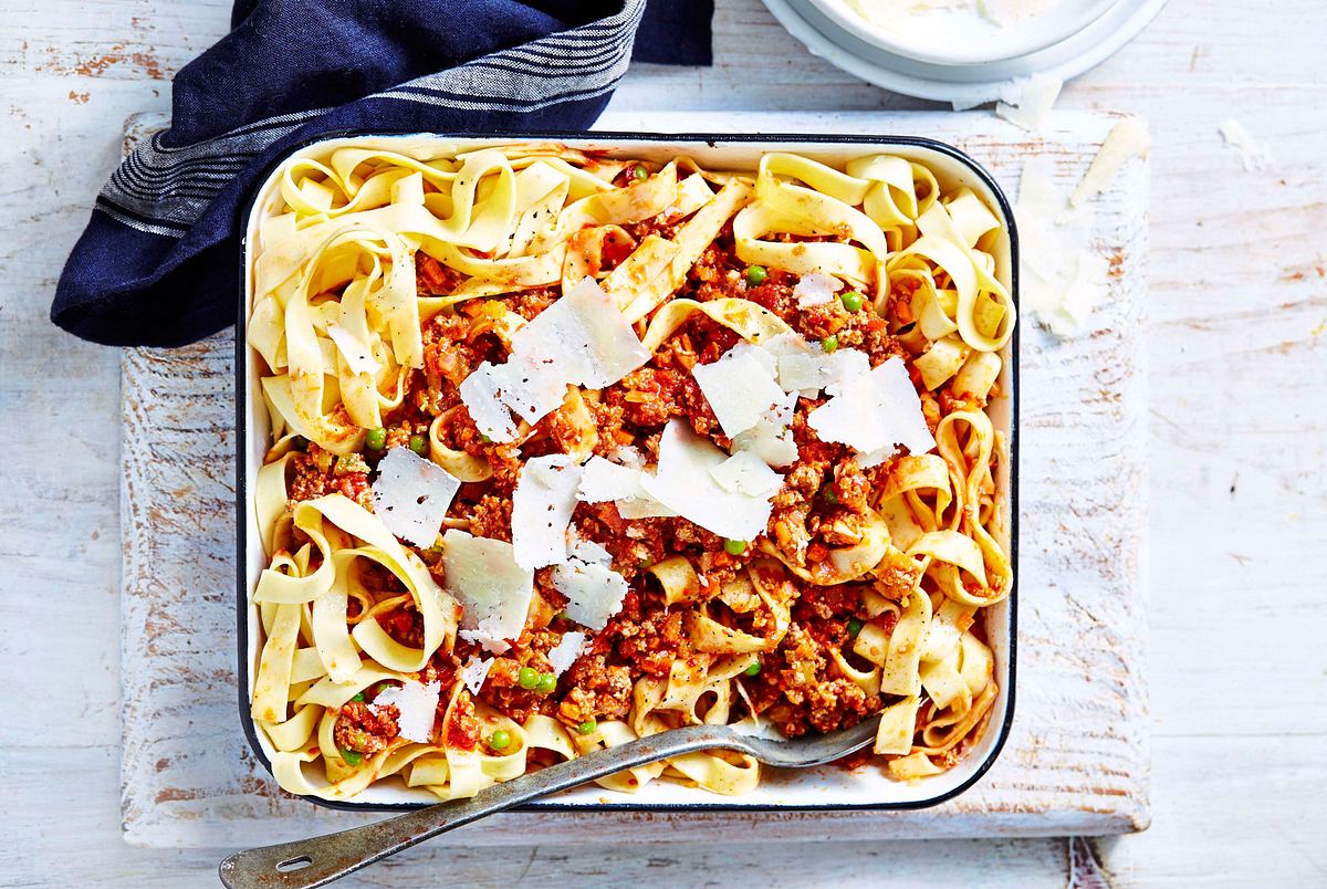 Vege-Olo „Avanti, avanti“ auf Pappardelle Rezept